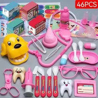 Hot Selling Children's Doctor Toy Set Tool Medical Box Male and Female Home Play Nurse Injection Stethoscope Baby 1
