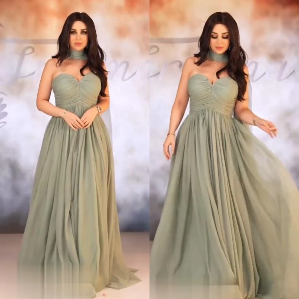 

Prom Dress Exquisite Saudi Arabia Strapless Ball Gown Quinceanera Draped Shirred Floor Length Skirts Chiffon Evening