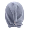 Women Winter Scarf One Piece Hat Imitation Cashmere Cotton Knitted Pullover Wool Hat Outdoor Neck Warm Balaclava Mask Ski Bonnet 2