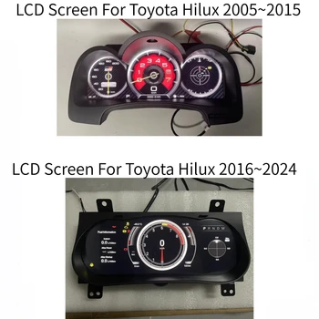 Pantalla LCD Android para Toyota Hilux 2005~2024, Velocímetro, Panel de Instrumentos Digital, Tablero de Mandos, Carplay 1