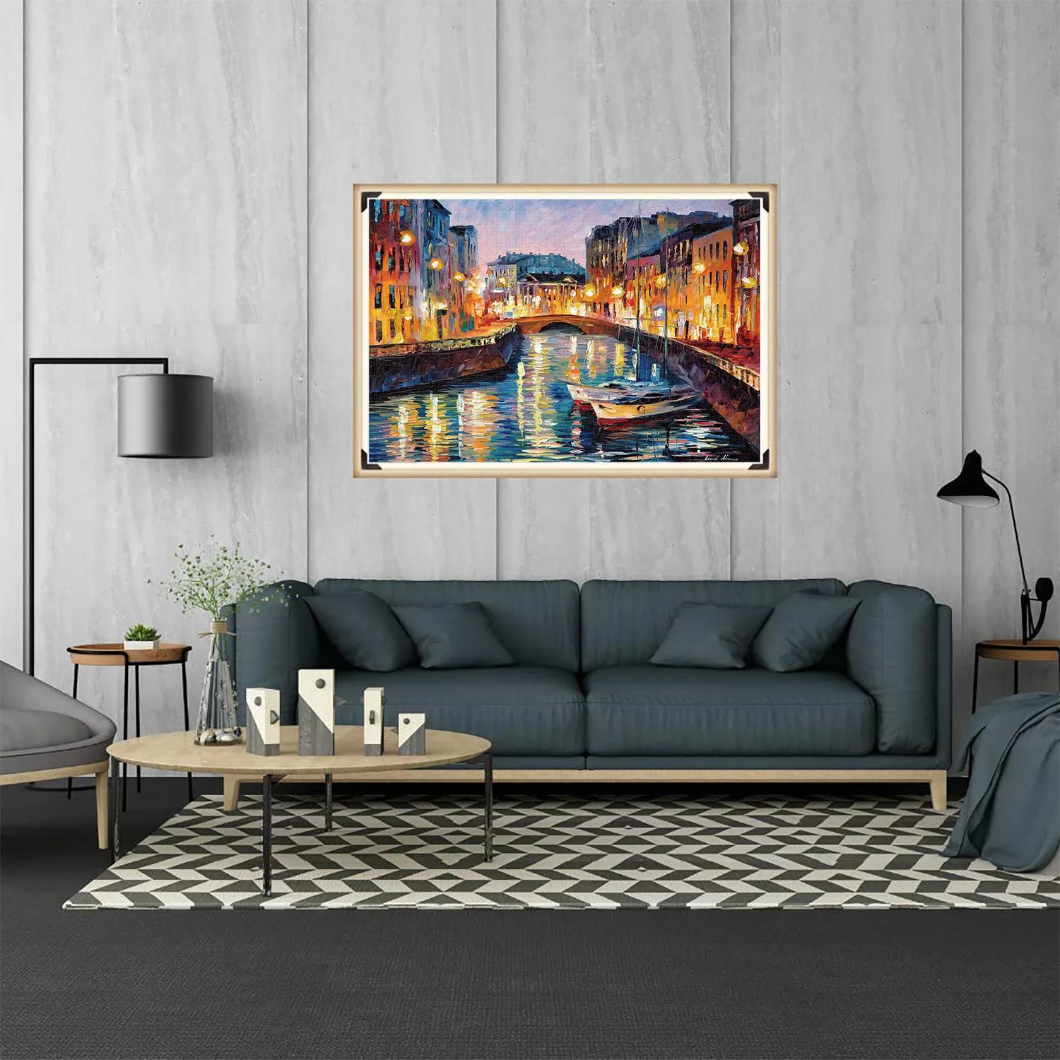Jigsaw Puzzles 1000 Pieces Venice Night Scenery for Adults Home Decor Games Family Fun Educational Toys for Kids