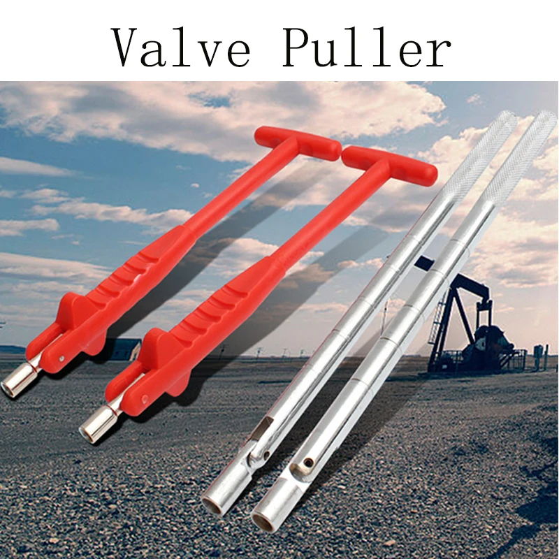 

1pcs Red Plastic Steel Car Tire Valve Stem Puller Changer Tool New Auto Metal Tube Repair Installation Tool External Accessories