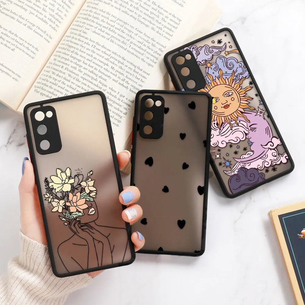 Cases For Samsung Galaxy A54 5G Funda Samsung S23 Ultra S22 S20 FE S21 FE  A53 A52 A52s A33 A51 A34 A14 A13 A32 Hard Matte Covers - AliExpress