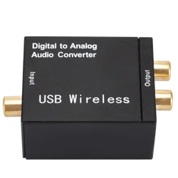 Bluetooth USB DAC Amplifier with Optical and Coaxial Inputs for High - Quality Audio Conversion (Single host)