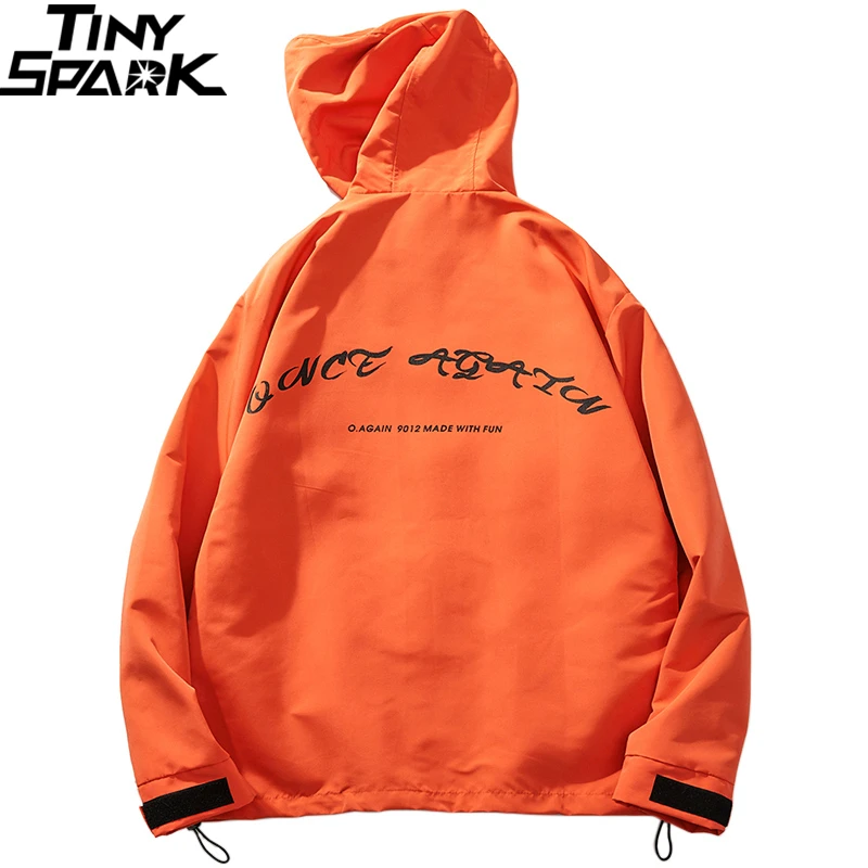 2021 Hip Hop Jacket Windbreaker Men 