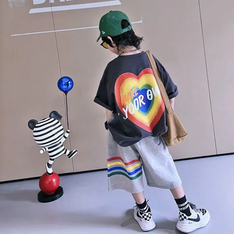 

Одежда для маленьких мальчиков, летний комплект одежды для новорожденных мальчиков из 2 предметов, хлопковая одежда для маленьких девочек, костюм, рубашка + штаны, комплект одежды для младенцев