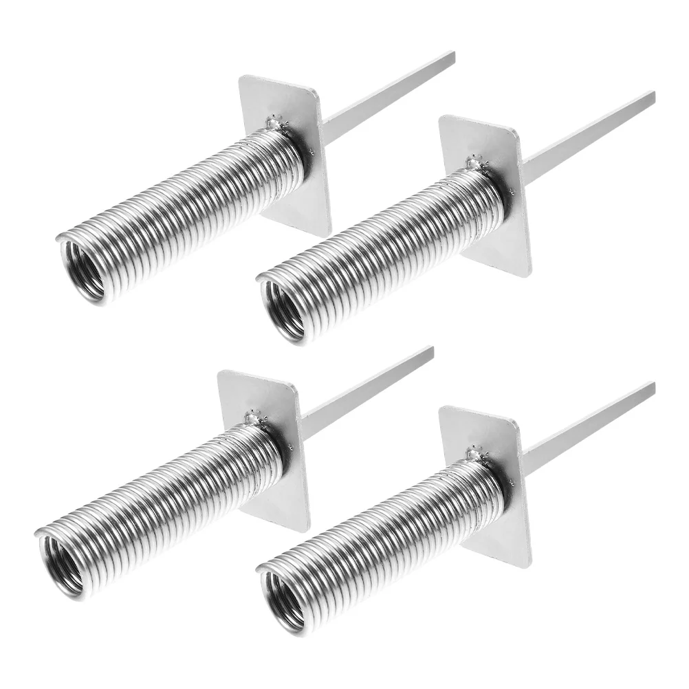 

4 Pcs Spring Floor Nails Soccer Training Mount Soccer Accessory Corner Flag Spike Pole Fixing Spring-mounted