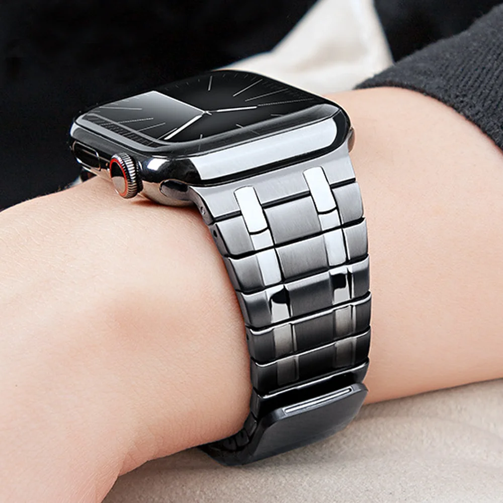 Luxury Stainless Steel Magnetic Watch Band Bracelet