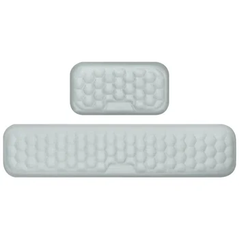 Tapis Clavier & Souris avec Repose-Poignet Ergonomique – Mousse Mémoire Antidérapant 6