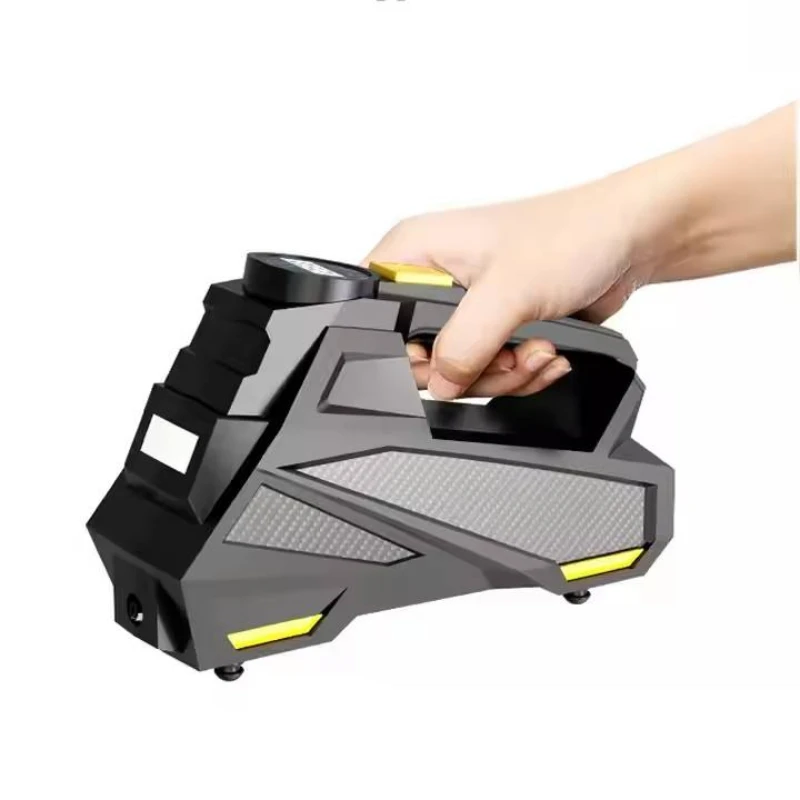 Corded Portable Car Air Pump Upgraded 12V 150PSI Electric Tire Inflator Pump Motorcycle Bike Ball LED Light Car Air Compressor
