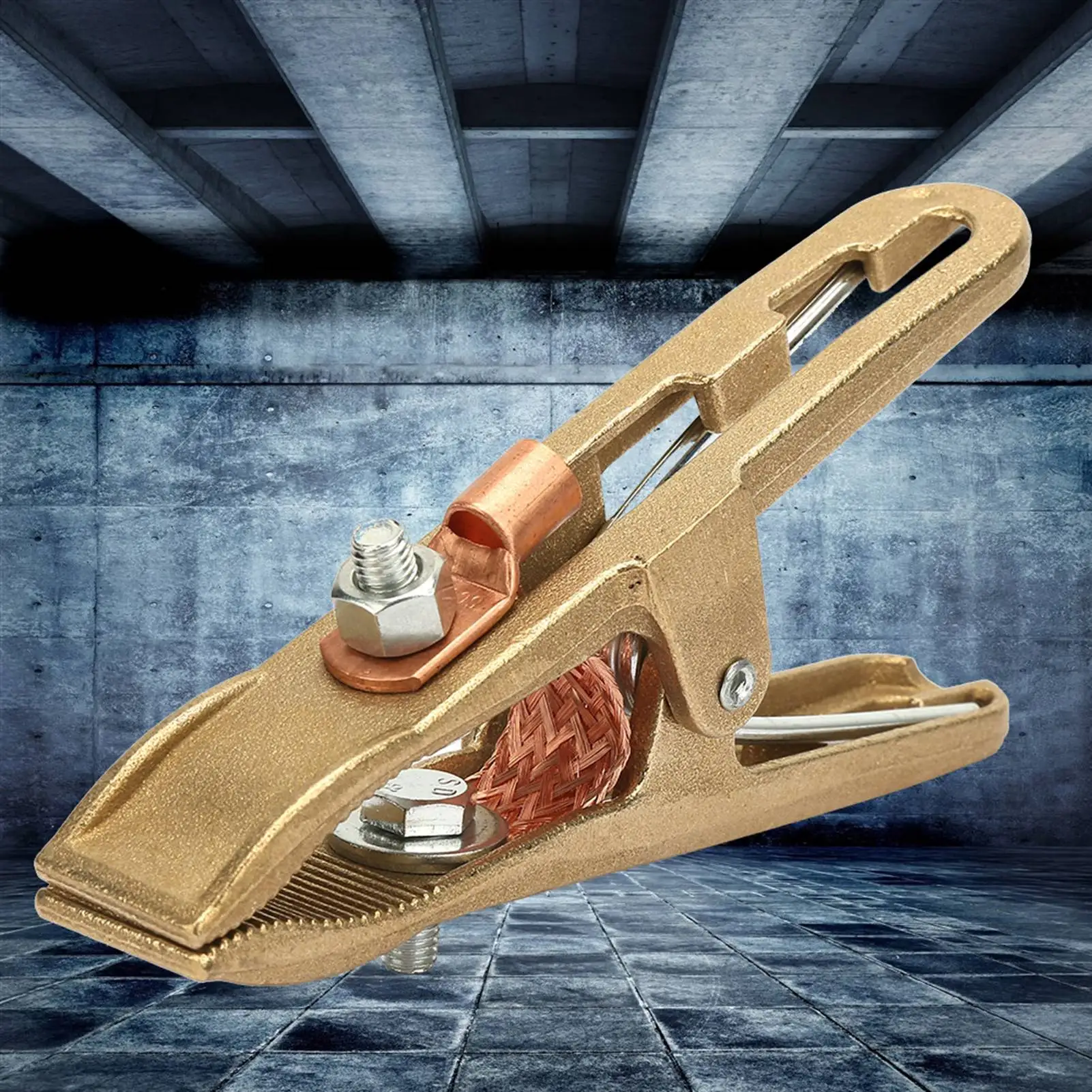 260A Brass Material A Shape Ground Welding Earth Clamp for Welding Machine(260A) Welding Accessories Clamp
