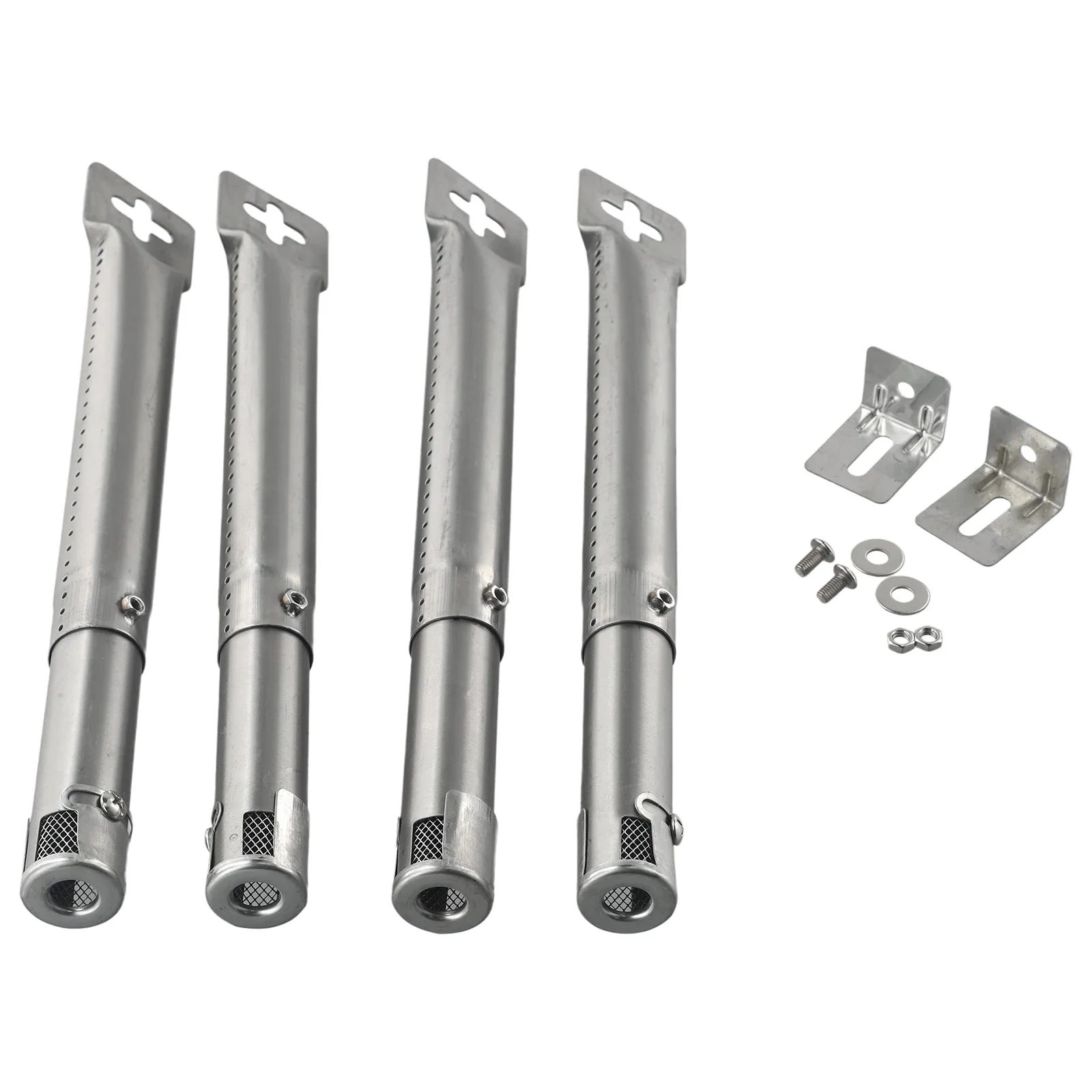 4Pcs Universal Stainless steel Garden Tube Burners Outdoor BBQ Barbecues Heavy duty Grill Smokers gas barbecue burner Smokehouse