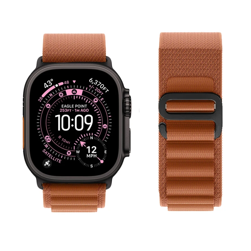Enhanced Sport Strap for Apple Watch - Alpine Loop with G-Hook Design