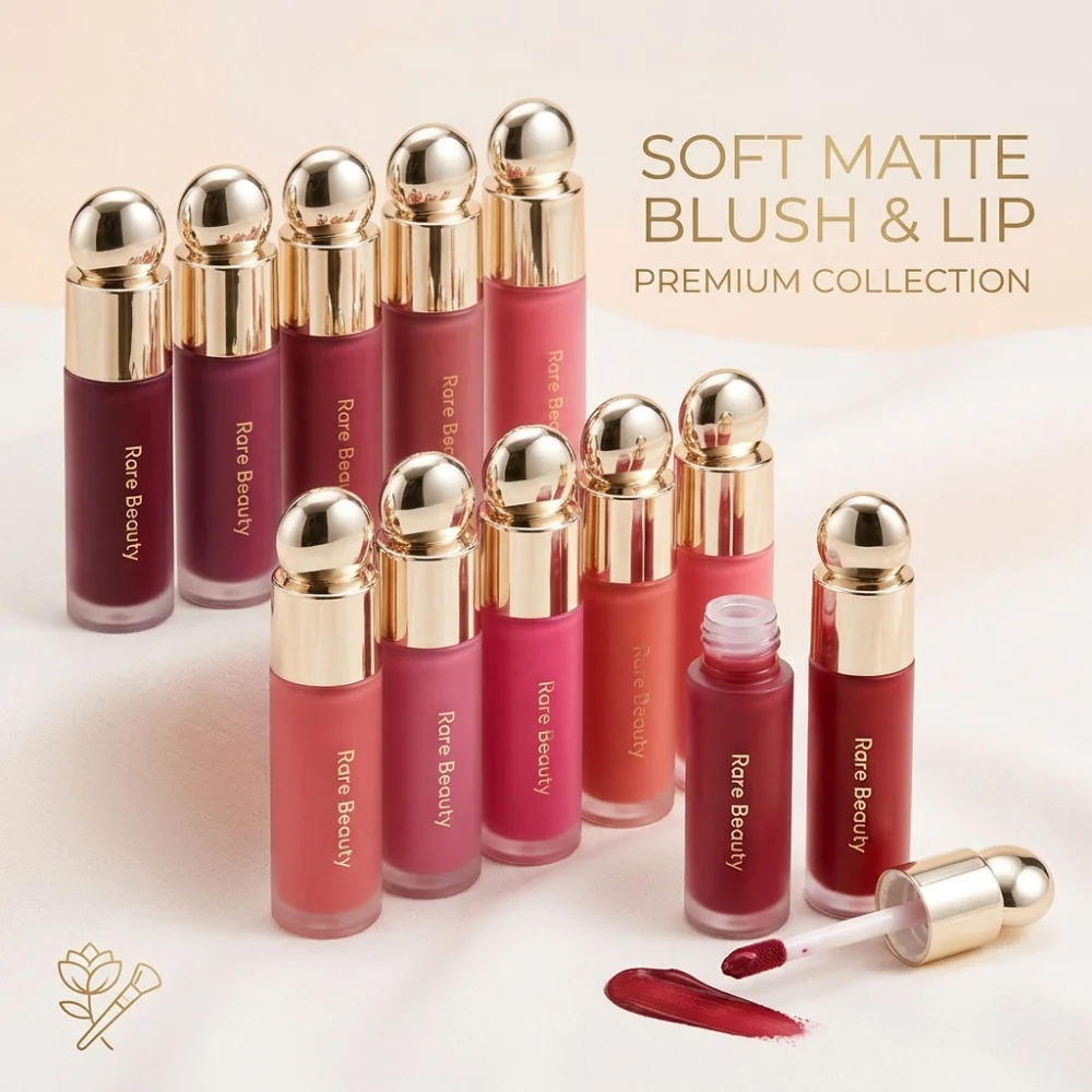 Rare Beauty Happy Joy Lucky Love Liquid Blush Silky and Glide On Smooth Long Lasting Plump Seamless Dewy Women Cosmetic Makeup