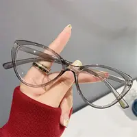 Lunettes Anti-rayons bleus pour femmes, mode œil de chat, lunettes d'ordinateur, grande monture, soins de la Vision, blocage de la lumière bleue 3