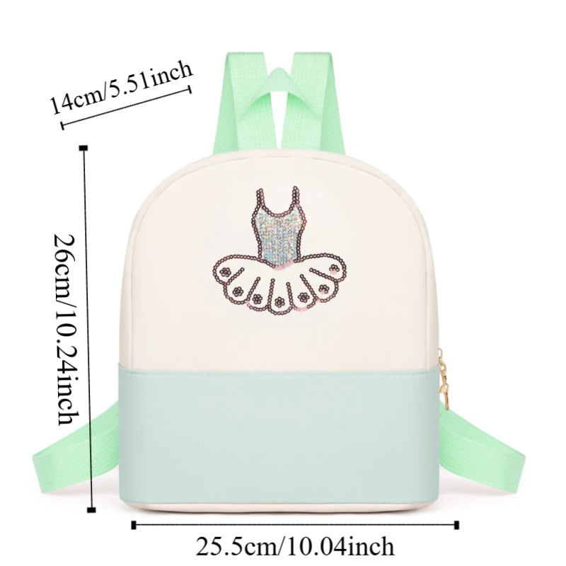 Cute Children's Dance Bag Princess Style Breathable Ballet Bag Backpack Wear-resistant Waterproof Girls Ballet Sports Bag Girls