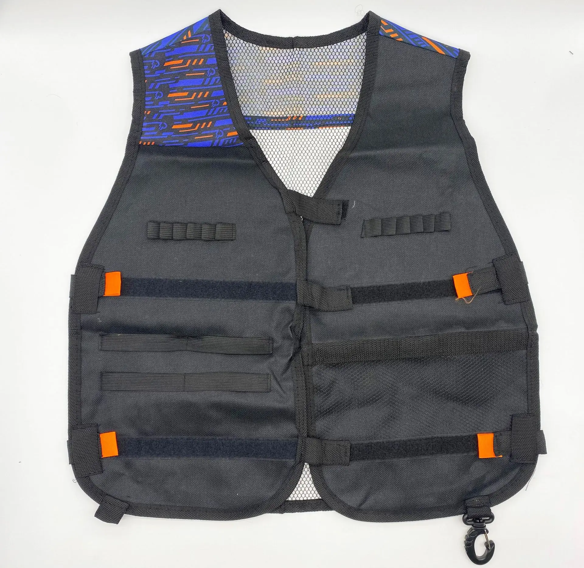 Kit Gilet Tattico Mimetico Nero Per Bambini Tattiche Per Bambini Fornitura Gilet Per Nerf N-Strike Elite/Mega/Rival/Series