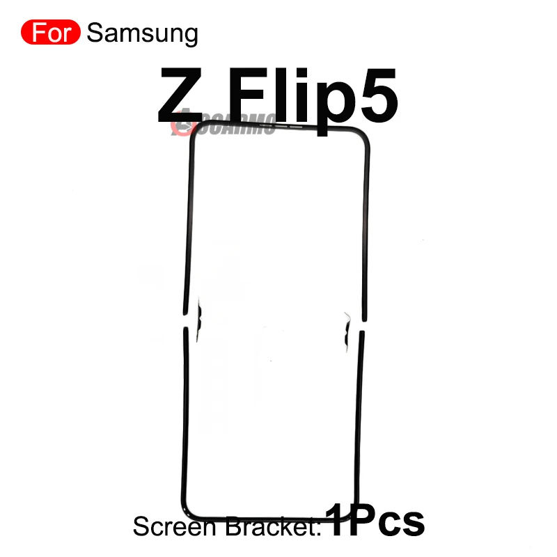 Front Screen Stand Middle Bezel Frame LCD Bracket Plastic Hoder for Samsung Galaxy Z Flip 5 Fold 2 3 4 5 6 7