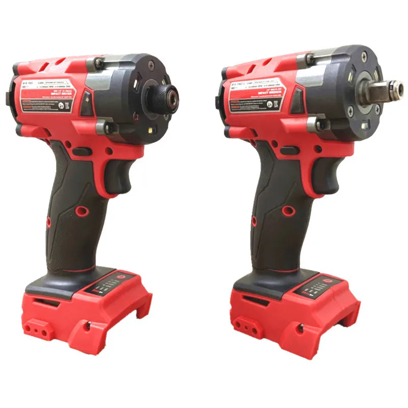 Compatible For Milwaukee 18V Battery Electric Cordless Wrench Brushless Screwdriver Impact Drill Power Tools Car Truck Repair 2