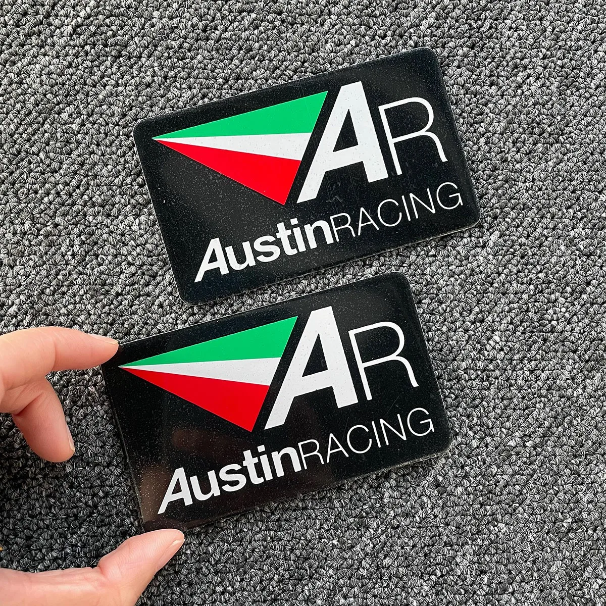 For Austin Racing Exhaust Metal Sticker Kawasaki Ninja 400 650