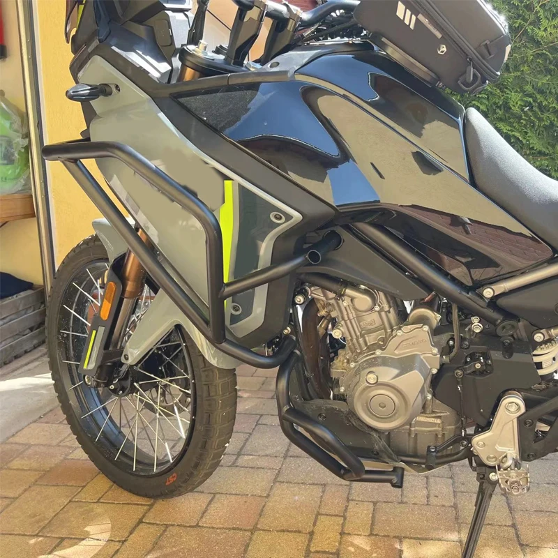 Motorcycle Accessories 450MT Bumper Frame Anti-Crash Bar Anti-Fall Protection Kit Engine Protective Cover For CFMOTO 450 MT