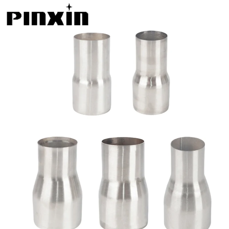 51/63/57/76mm Universal Stainless Steel Car Exhaust Reducer Connector Pipe Tube Adapter Exhaust Assembly Car Accessories exhaust flex pipes