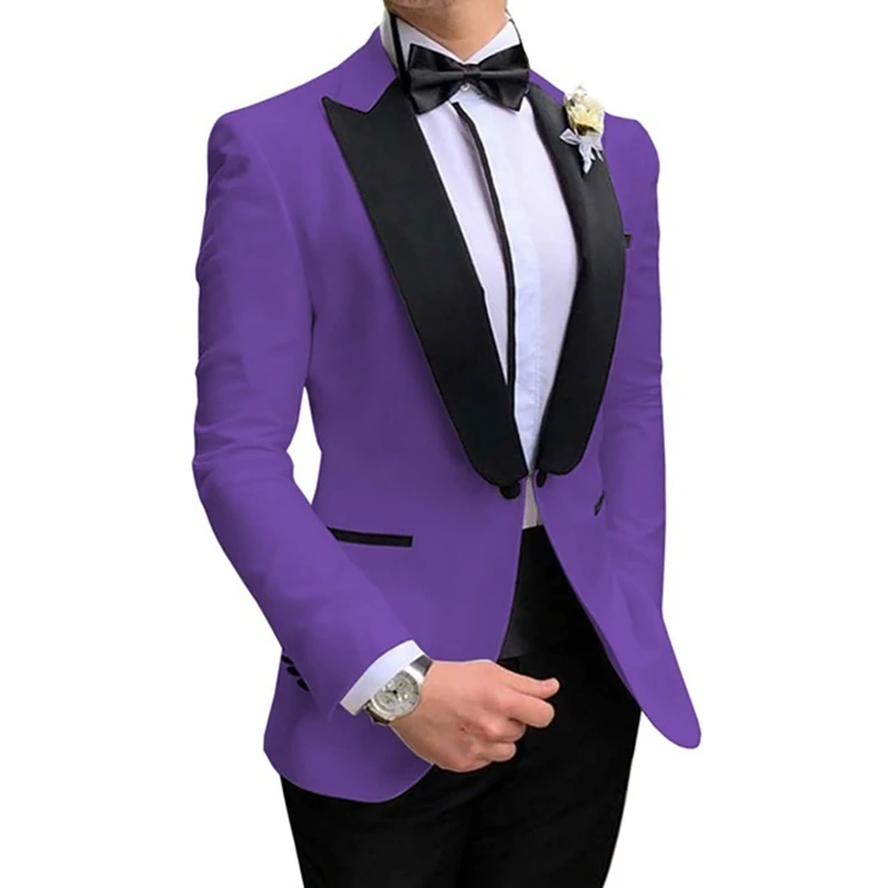 

2023 New Style Men's Business Suits One Button Bridegroom Formal Party Men Suits 2 Pieces(Jacket+Pant )traje de novio