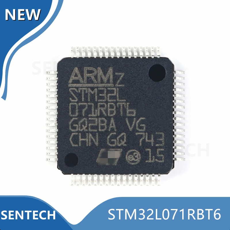 

5PCS/LOT NEW Original genuine STM32L071RBT6 LQFP64 Original genuine MCU 32-bit microcontroller chip