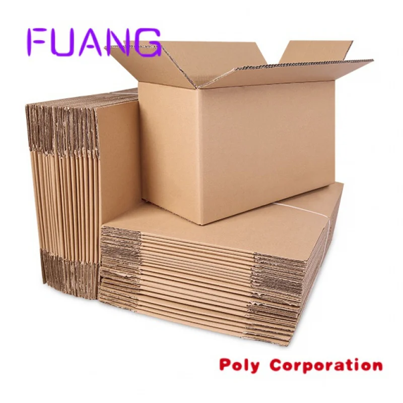 Custom Custom Strong Cardboard Wholesale Corrugated Cartons Mailing Moving Shipping Boxes Corrug Cardboarpacking Box For Small