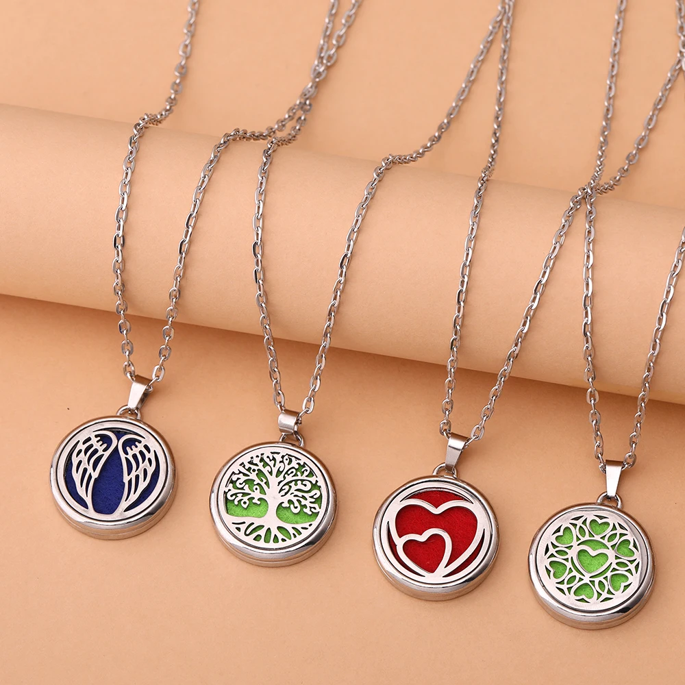 Set Collana E Bracciale Diffusore Olio Essenziale - Con 20 Feltri, Aromaterapia Portatile - Foto 11