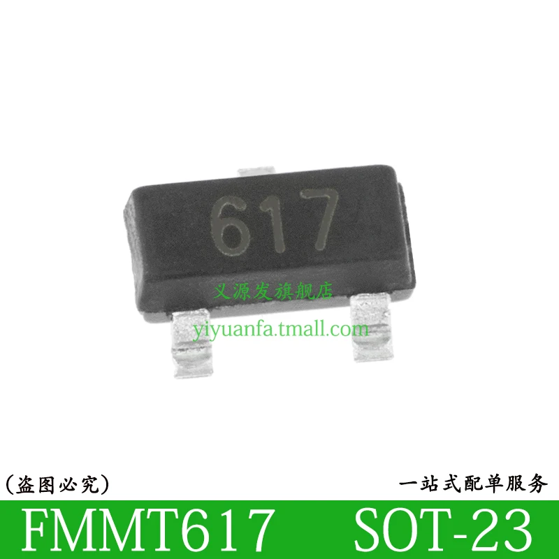 617 Fmmt617 10pcs Fmmt617ta Sot-23 Npn Silicon Power Switching ...