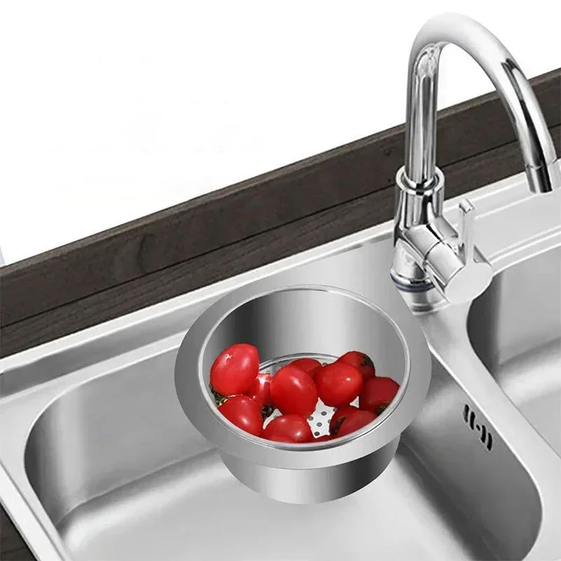 Sink Strainer Sink Filter Stainless Steel Swan Removable Drainage Basket