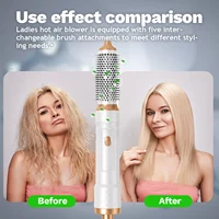 UKLISS Airstyler Pro Ensemble de sèche-cheveux 5 en 1, brosse à friser à air chaud, lisseur, brosse thermique 2