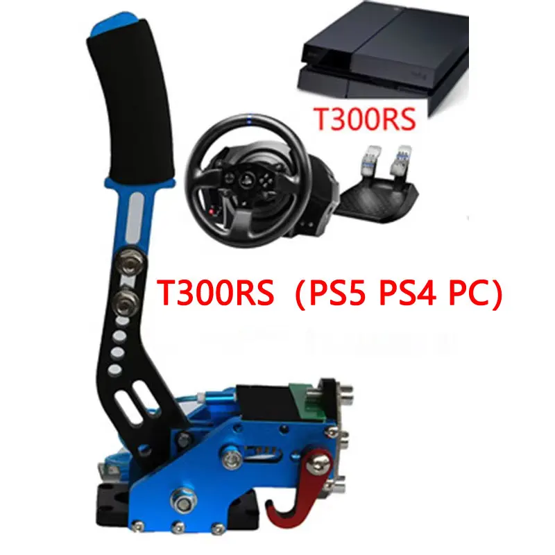 Handbrake For Thrustmaster T300 T300RS/GT Steering Wheel To Play PS5 PS4 PC Racing Game Simracing Adapter MOD