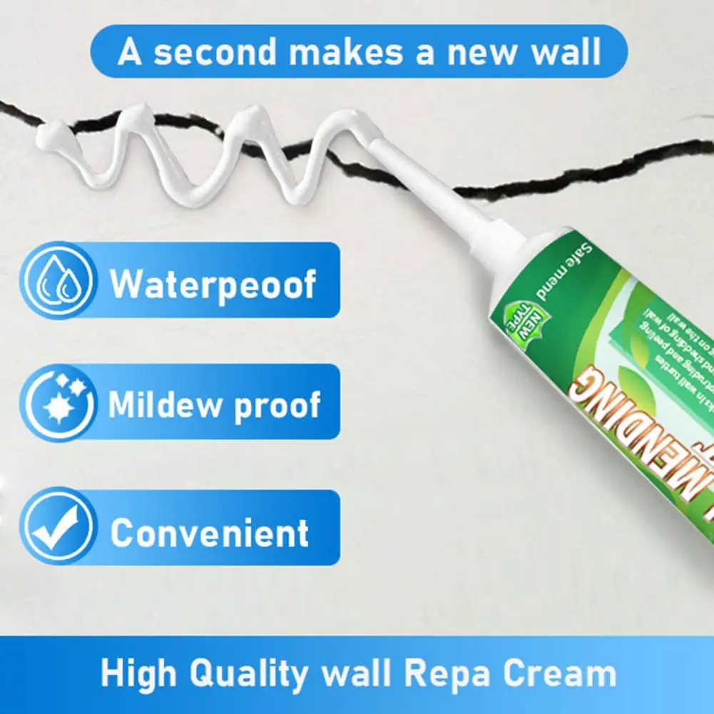 

Wall Patch Restoration Kit Professional Wall Restoration Professional Wall Mending Kit Quick Easy Restoration Agent for Safe