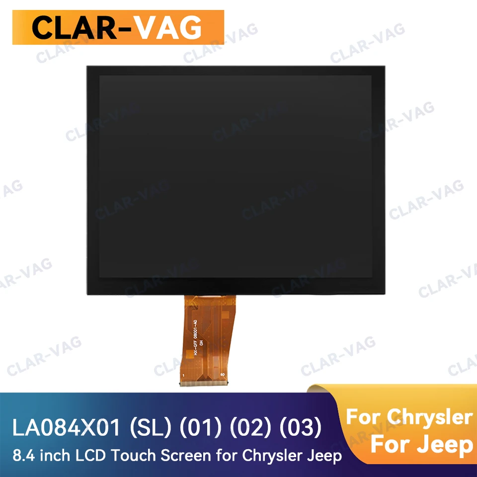 LCD Display Touch Screen Digitizer Car Display Monitor 8.4Inch For Chrysler Dodge Jeep