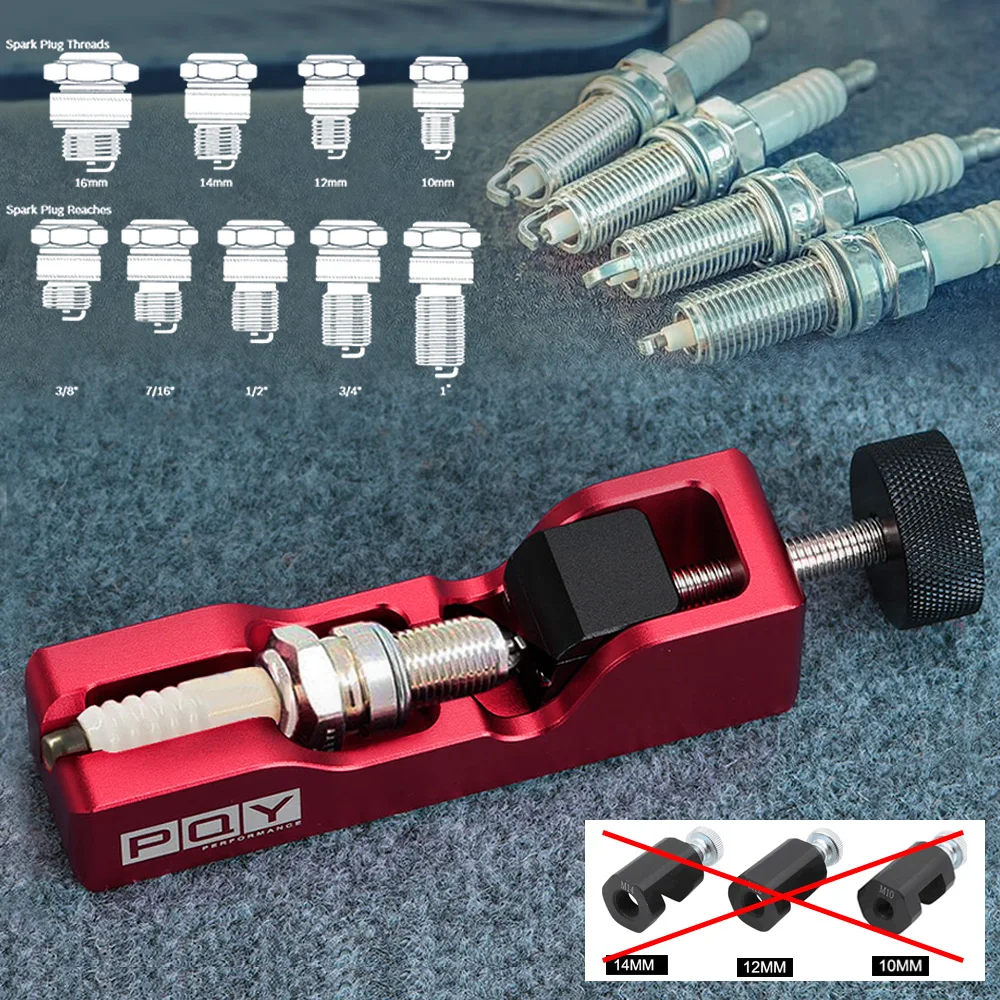 범용 점화 플러그 갭 도구 전극 압축 10mm 12mm 14mm 16mm 하이 터보 파워 키트 무료 배송