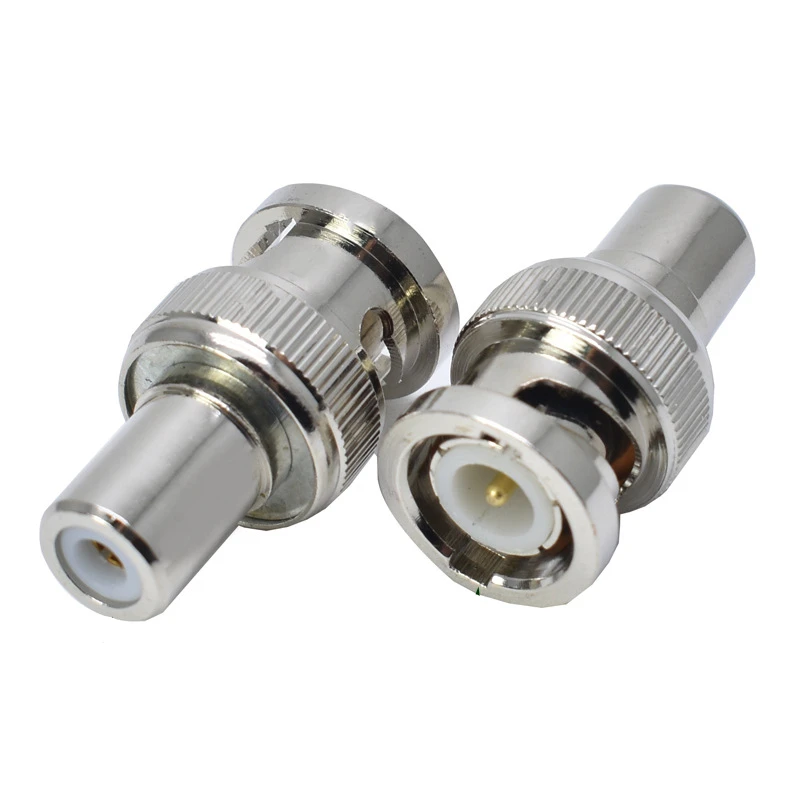 

10pcs JR-B9 BNC to RCA Connector Small and short BNC connector for AHD CCTV system