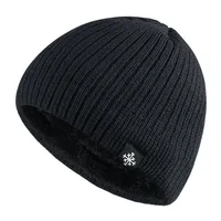 Autumn/Winter Fleece Thick Knitted Thermal Blend Hat 4