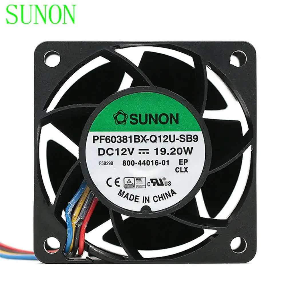 Вентилятор 60 мм для Sunon PF60381BX-Q12U-SB9 x 38 DC12V 1 6 А Мощный осевой вентилятор охлаждения 19