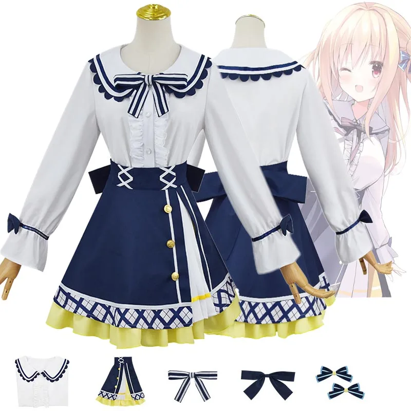 

Izumi Hiyori Cosplay Costumes Game HAMIDASHI CREATIVE School Uniform JK Skirt Halloween Carnival Party Play Outfits for Girls