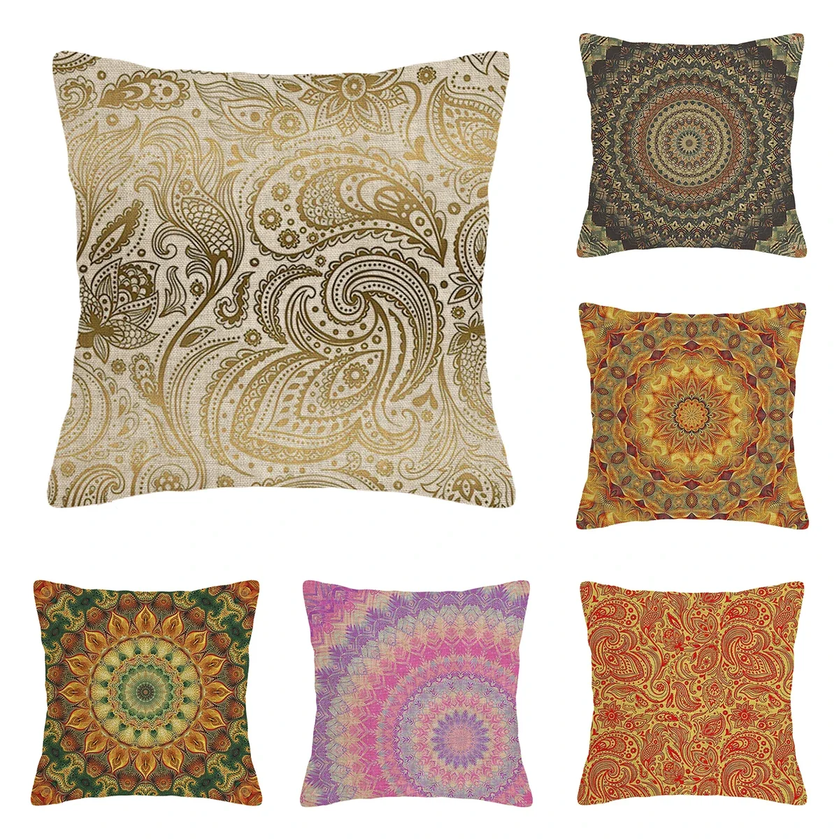 

Home living room modern decoration cushion decoration pillow cover 45*45cm 40x40cm 60x60cm 45x45cm Persian pattern 50x50cm boho