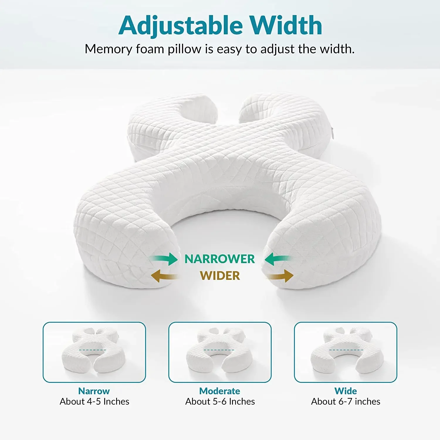Memory Foam Face Relaxed Wrinkle Prevention flawless face pillow anti wrinkle 4