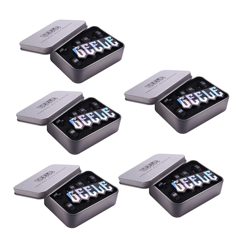 

40X GEELE Skateboard Parts Bearings Professional Double Roller Skate Longboard Bearings ABEC-11 High Speed Skates Board