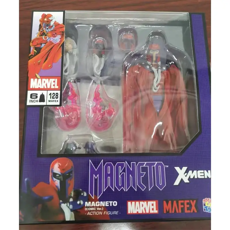 In Stock Original MAFEX 128 Apocalypse Age Magneto King