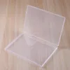 Container Case Rectangular Plastic Clear Storage Box Durable Flat Transparent PP 4 Sizes Jewelry Container Case 1