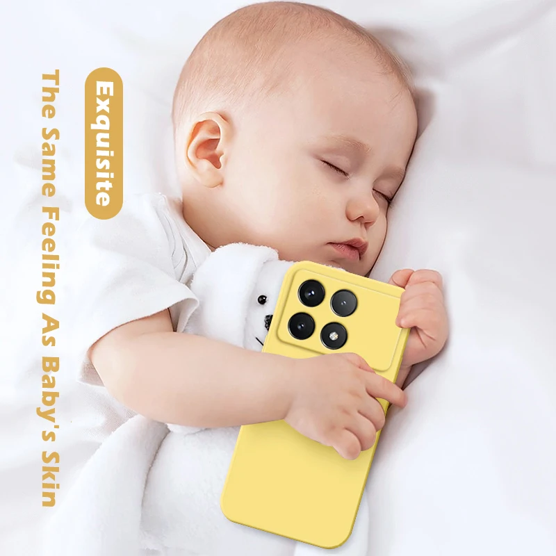 Liquid Silicone Soft Protective Phone Case for Xiaomi Poco X6 Pro/X6 5G
