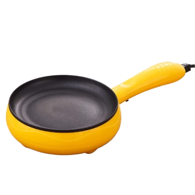 UK/US/EU Countertop Non-Stick Electric Pot Cookers & Wooden shovel Home Breakfast Machine for Quickly Cooking Egg Frying steak 5