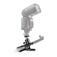 Metal Camera Clip Clamp Flash Holder Mount with 360 Swivel Photography Ball-Head 1/4" Threaded Screw for Camera Tripod SLR DSLR - Image 4