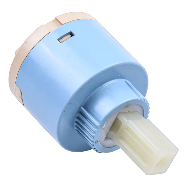 เปลี่ยนตลับเซรามิคตลับแตะ 1 ชิ้นอุปกรณ์เสริมสีฟ้าก๊อกน้ําอ่างล้างหน้าห้องน้ําติดตั้งง่ายปฏิบัติ 5